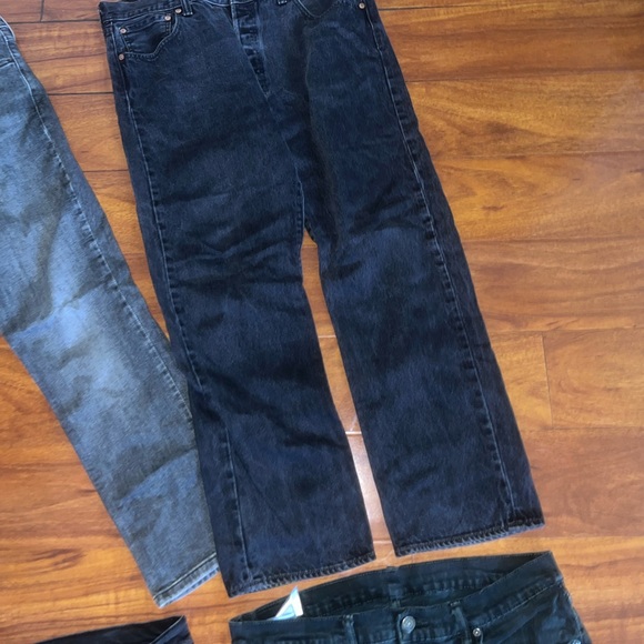 Levi's 511 501 512 36x30 Black Men’s Jeans Lot - Picture 5 of 14